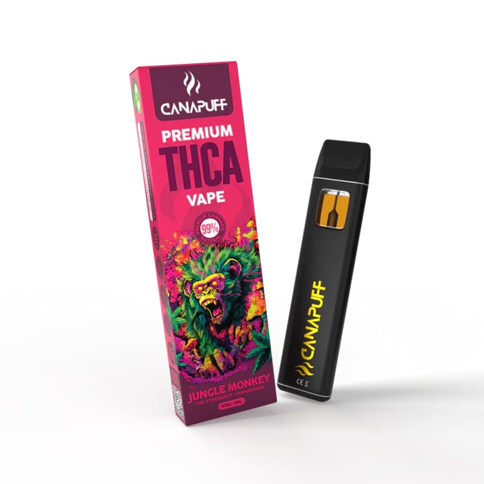 THCA Vape Jungle Monkey 99% Extra Strong Indica 1ml