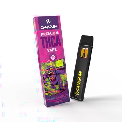THCA Vape Panic Monkey 99% Extra Strong Indica 1ml