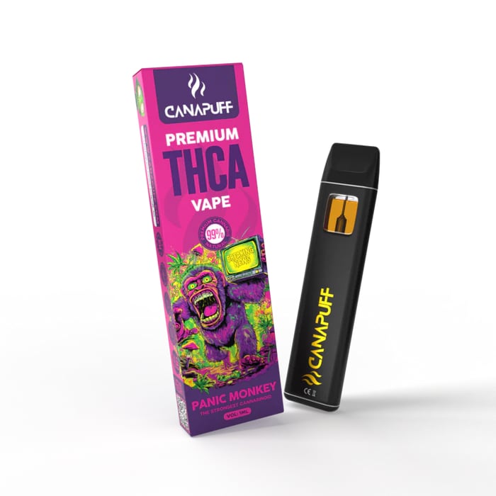 THCA Vape Panic Monkey 99% Extra Strong Indica 1ml
