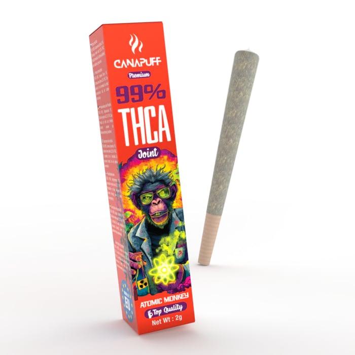 THCA Joint Atomic Monkey 99% Extra Strong Indica 2g