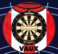 Image 1 of RETRO SUNDERLAND SHIRT THEME SURROUND WRAP / COVER - POLYPROP & CANVAS - EASY SELF FITTING 