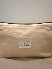 Image 2 of Handmade Cotton Toiletry Bag - Stained with Natural Elements Earth Yellow