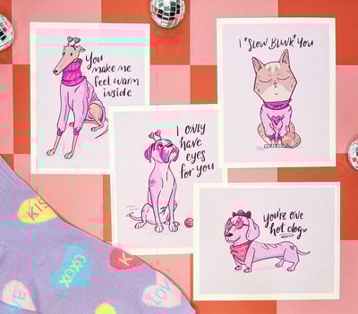 Image of Puppy Love – Mini Art Print