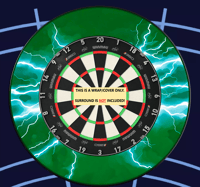 Image 1 of GREEN LIGHTNING THEMED  SURROUND WRAP / COVER - POLYPROP & CANVAS - EASY SELF FITTING 