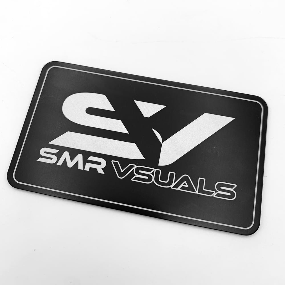 Laser Engraved Metal Business Cards