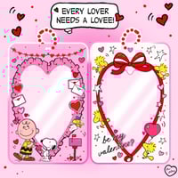 Image 2 of Snoopy Be My Valentine Double Sided Acrylic Photocard Holder