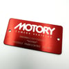 Custom Engraved Color Anodized Aluminum Tags