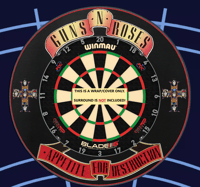 Image 1 of GUNS AND ROSES THEMED SURROUND WRAP / COVER - POLYPROP & CANVAS - EASY SELF FITTING 