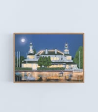 Image 2 of Lake Pavilion by night, A3