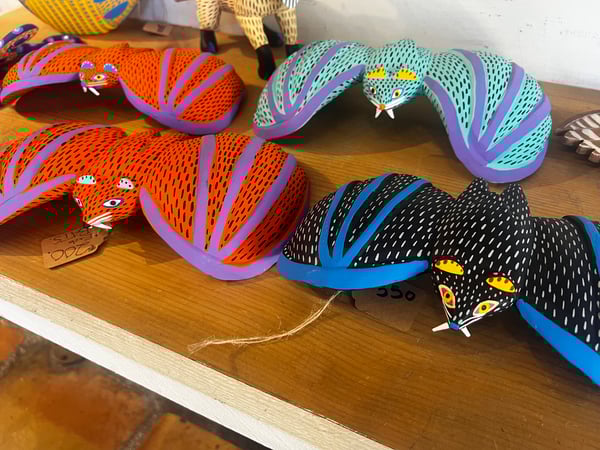 Image of Colorful bats