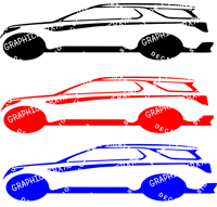 Image 1 of Explorer ST Silhouette Decal