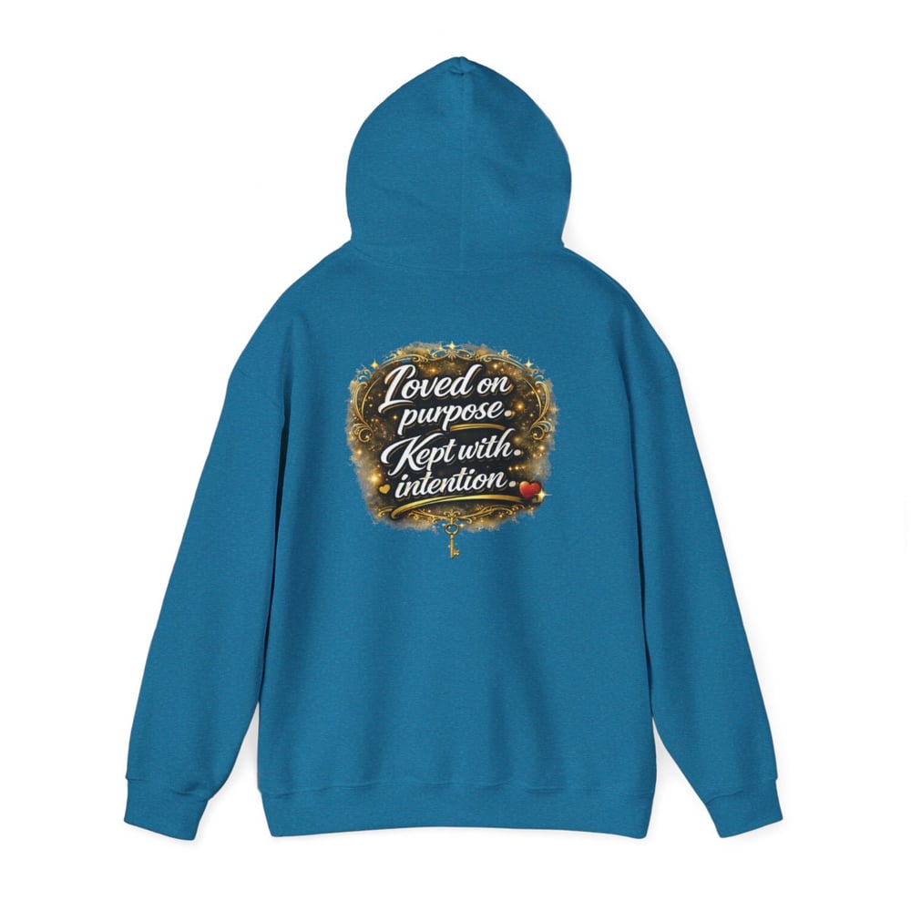 Image of Chosen Protected Loved Hoodie — "Loved on Purpose, Kept with Intention" Inspirational Pullover