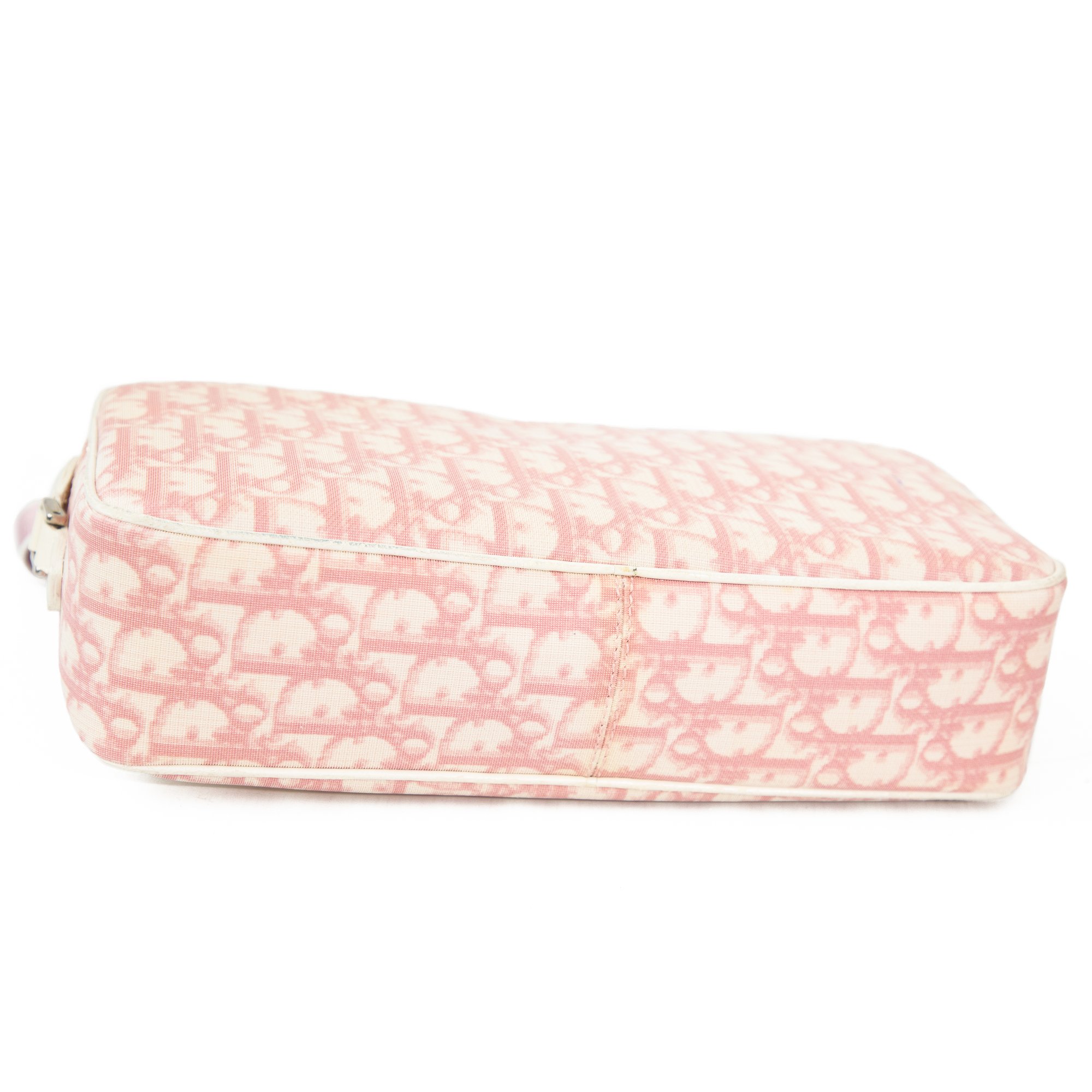 Image of Christian Dior 2003 Girly Pink Monogram Shoulder Bag