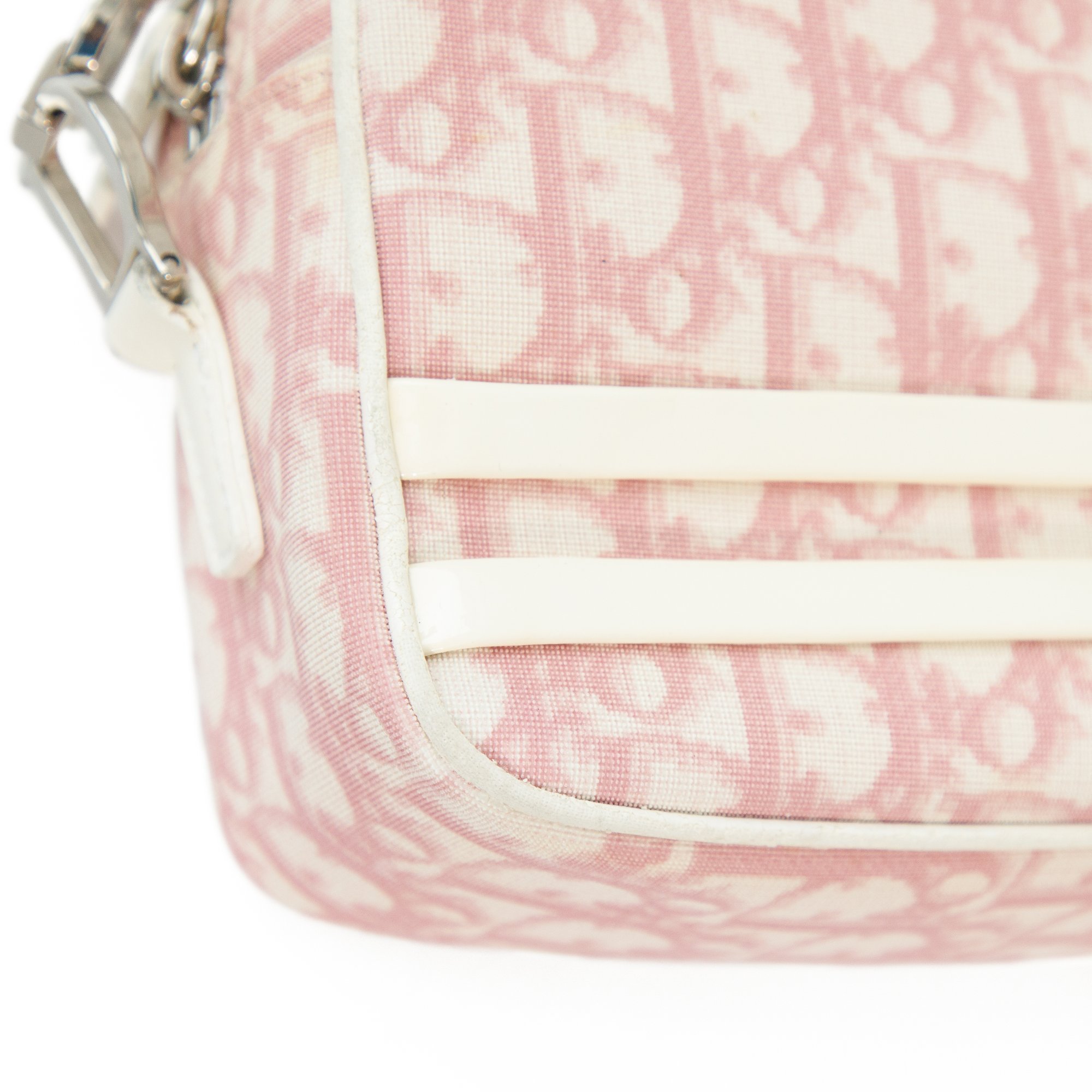 Image of Christian Dior 2003 Girly Pink Monogram Shoulder Bag