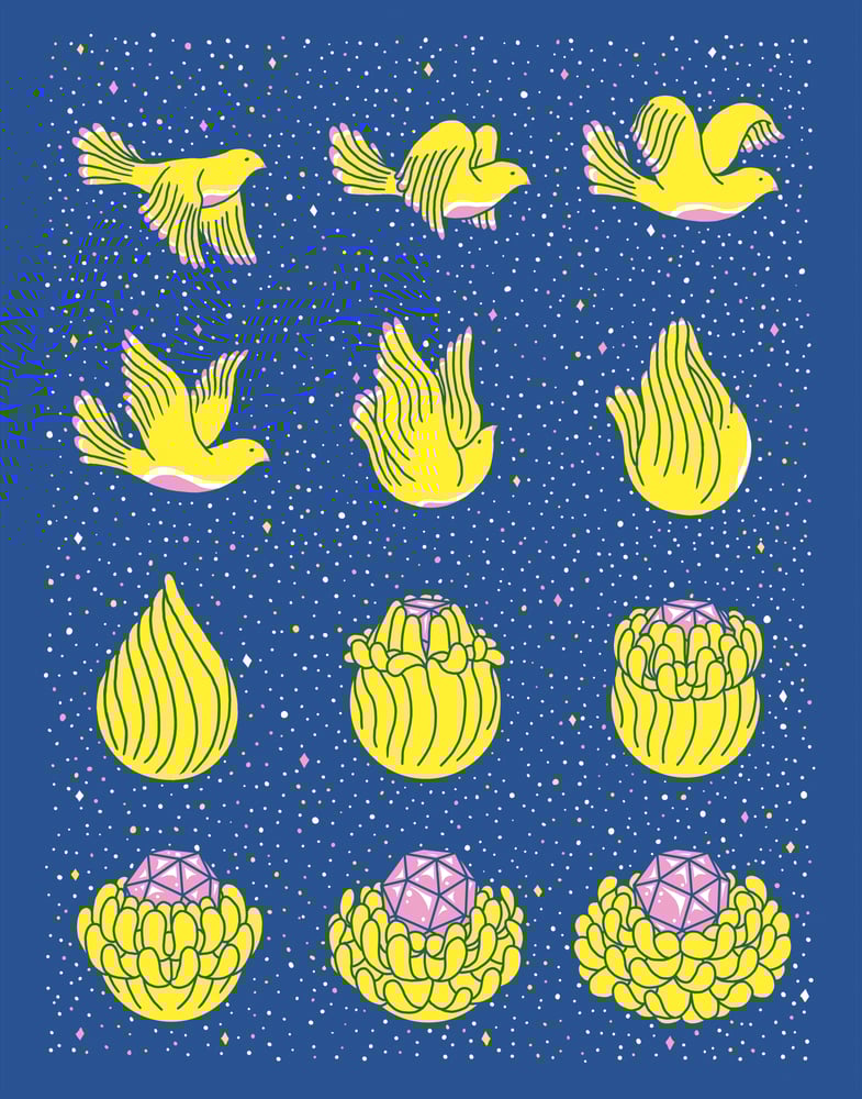 Image of "Midnight Bloom" Print