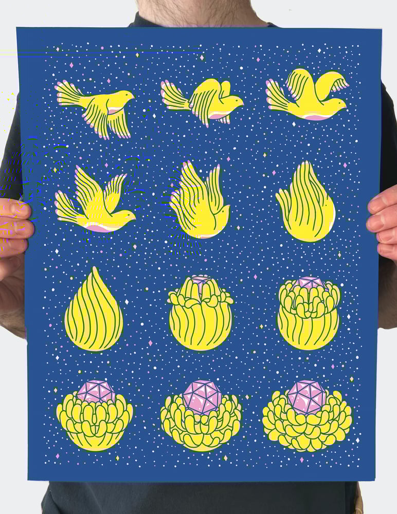 Image of "Midnight Bloom" Print