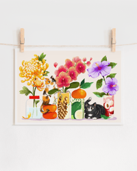 Image 1 of Flower Arrangement Giclée Print