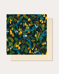 Image 2 of Tui and Kowhai Greetings Card