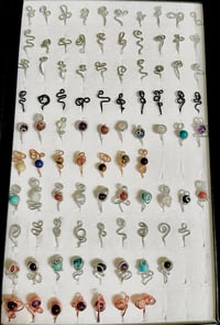 Image 1 of Handmade Nose Cuffs - Silver, Gold, Copper & Gemstone Collection