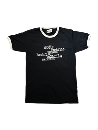 Typewriter ringer t-shirt