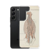 Image 14 of Antique Anatomical Drawing Spine Musculature Clear Case for Samsung®