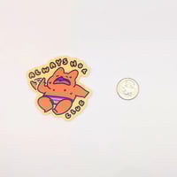 Image 3 of Always Hot Club - Funny Cat Relatable Sticker Vinyl Waterproof