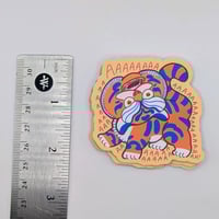 Image 2 of Screaming Tiger  – Funny Asian-Inspired Vinyl Sticker