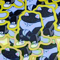 Image 3 of Slav Squat – Streetwear Hardbass Meme Cat Vinyl Sticker 