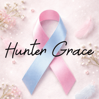 Pink and Blue Ribbon Graphic 