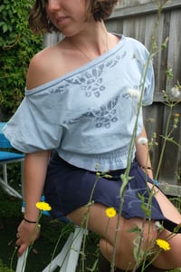 Image 2 of Baby Blue Bat Top 