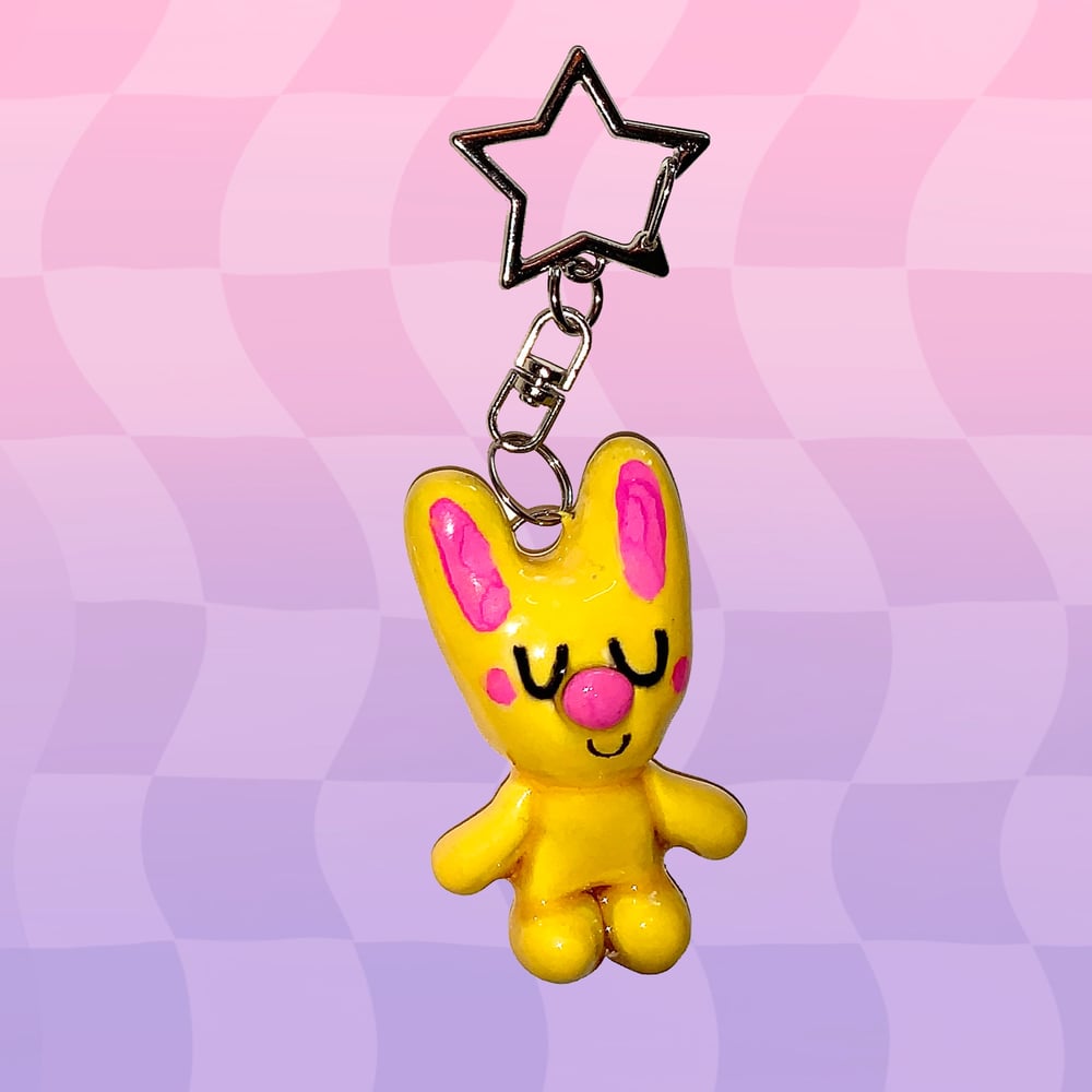 Image of Yellow Bunny Keychain