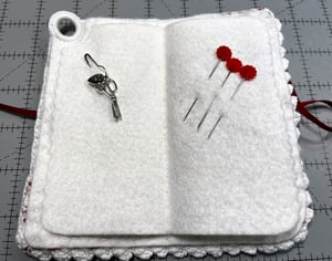 Image of Red & White Doily Needle Book