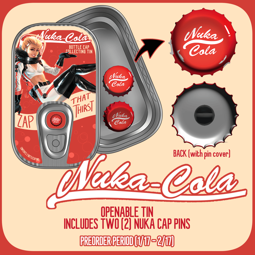 Image of PREORDER -- Nuka Cap Tin