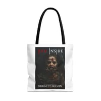 Image 1 of Red Inside Large Tote Bag