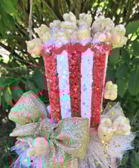 Image 5 of Red and Gold Popcorn themed Headpiece 