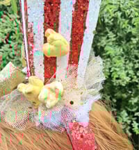 Image 6 of Red and Gold Popcorn themed Headpiece 