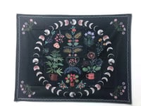 Image 1 of Moon Phases & Plant Tapestry (28.7 x 37.4 inches)