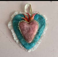 Image 2 of Spun cotton sacred heart 