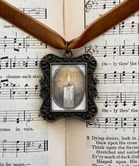 Image 1 of Candle - Original Artwork - Framed Mini