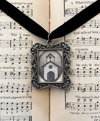 Image 1 of Church - Original Artwork - Framed Mini