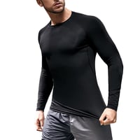 Image 3 of 2 Set Men Compression Shirts