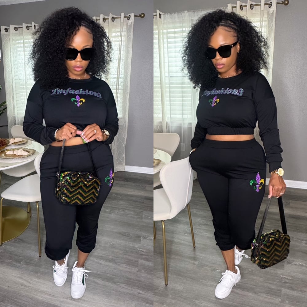 Image of TM3 Mardi Gras 2pc  ( Black) 