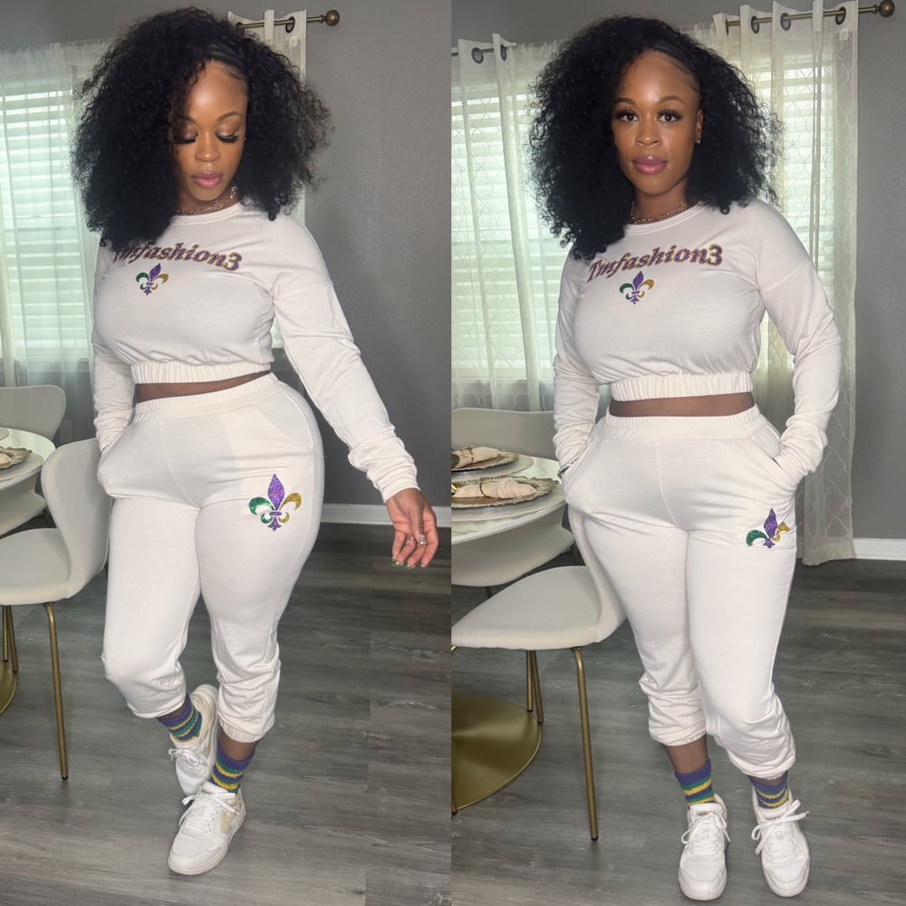 Image of TM3 Mardi Jogging 2pc (Cream) 