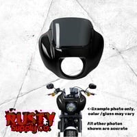 Image 4 of Front Headlight Fairing Windshield Fit For Harley Softail Street Bob Low Rider S '18-'25