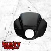 Image 5 of Front Headlight Fairing Windshield Fit For Harley Softail Street Bob Low Rider S '18-'25