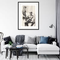 Image 6 of Tom of Finland - Untitled 2, Fine Art Giclee Print, Canvas Gay Print, Vintage LGBTQ+ Poster
