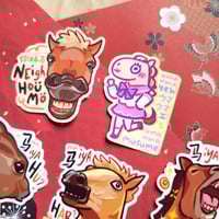 Image 3 of New Year Horse Meme Stickers