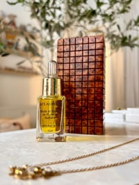 Image 2 of Handcrafted Wooden Oil Box – Morocco