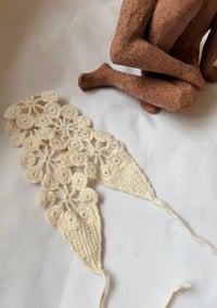 Image 1 of Crochet Ritual Headband-Creme