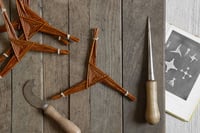 Image 2 of Croix de Brigid n°3 - osier brut "feu"